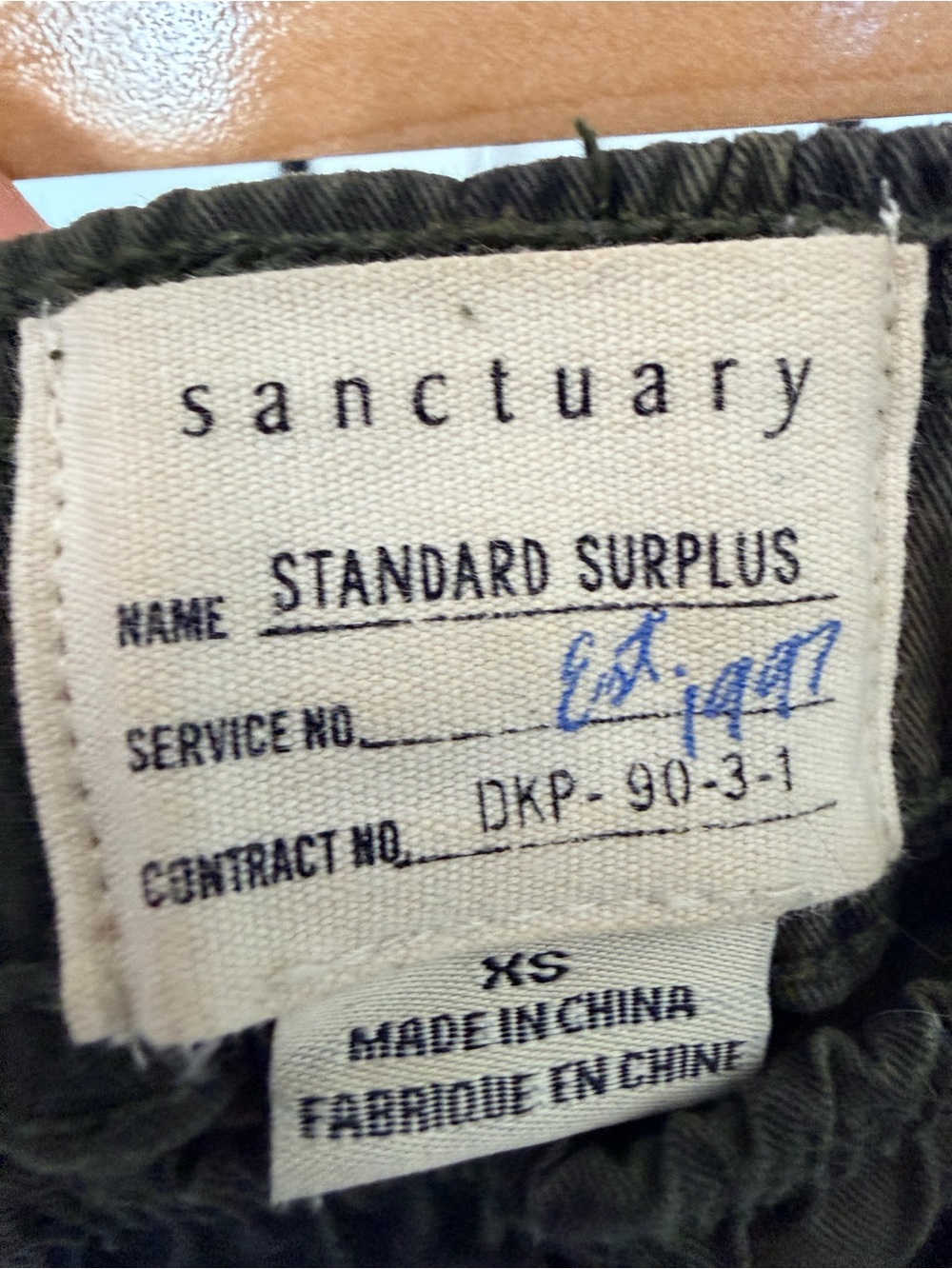 Sanctuary - Women’s Camo Drawstring Cargo Joggers - Picture 2 of 5